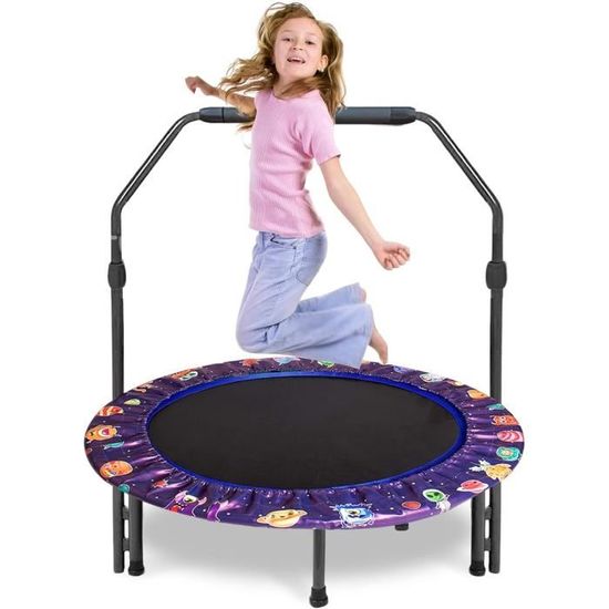 Trampoline Enfant avec Barre de Maintien Tiggy Junior (Pls Coloris) - Exit Toys Trampoline Enfant avec Barre de Maintien Tiggy Junior (Pls Coloris) - Exit Toys