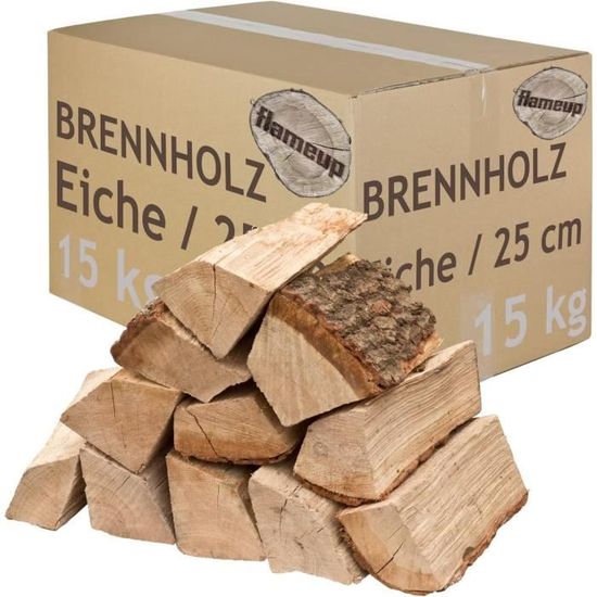 Bois D'allumage Sec Feniks 20 Litres - Mélange Chêne/hêtre, 5-6 Kg, Pour Cheminée, Poêle Ou BBQ