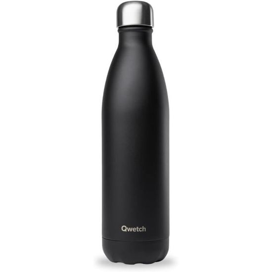 Bambaw -- Bouteille isotherme en acier inoxydable (couleur noir onyx) - 750 mL