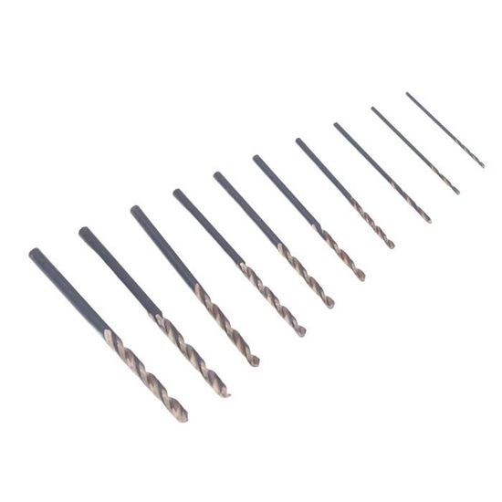 Lot De 5 Forets HSS – Tige Hexagonale 6,35 Mm – Pour Perceuse Et Tournevis Sans Fil – Tailles 3 Mm, 4 Mm, 5 Mm, 6 Mm, Etc. – Pour Bois, Plastique, Aluminium
