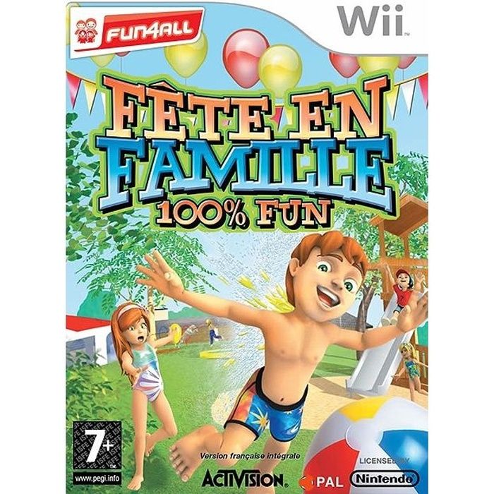 Fête En Famille 100 % Fun / Jeu Console Wii