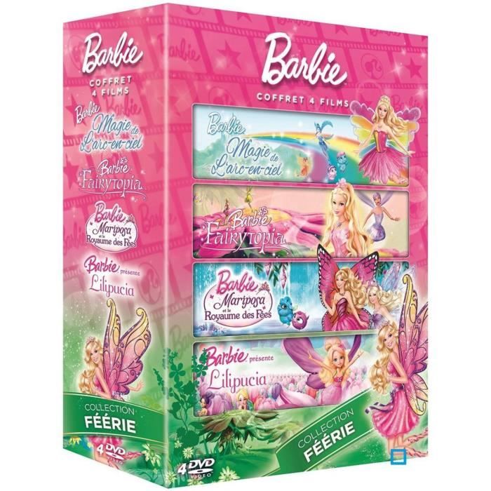 COFFRET DVD BARBIE COLLECTION FEERIE - Cdiscount DVD