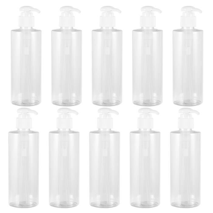 10 pcs Utile Gel Douche Bouteilles Conteneurs Bouteilles De Toilette Rechargeable Shampooing Conteneur Bouteille Liquide pour Voya