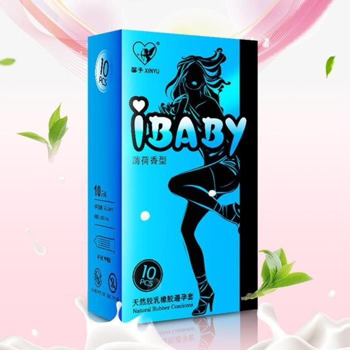 10PCS Pleasure Me - Condom pour hommes ultra-mince et très soluble dans l'eau Noarlall4741