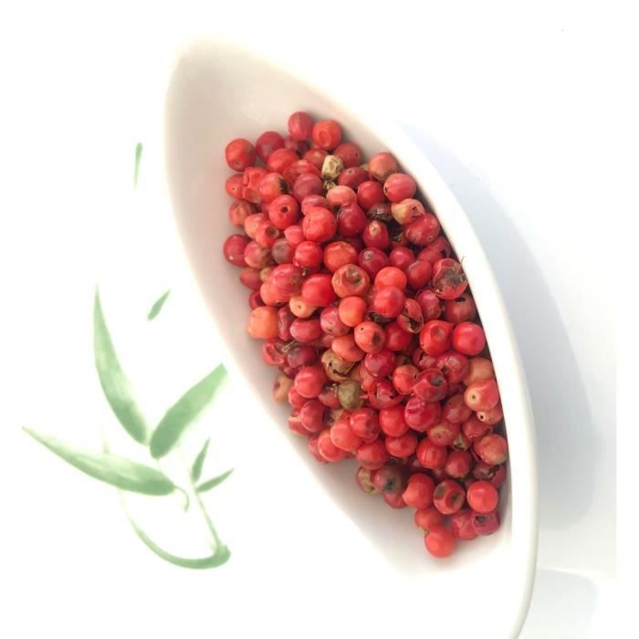 Baies roses biologiques les 30 gr