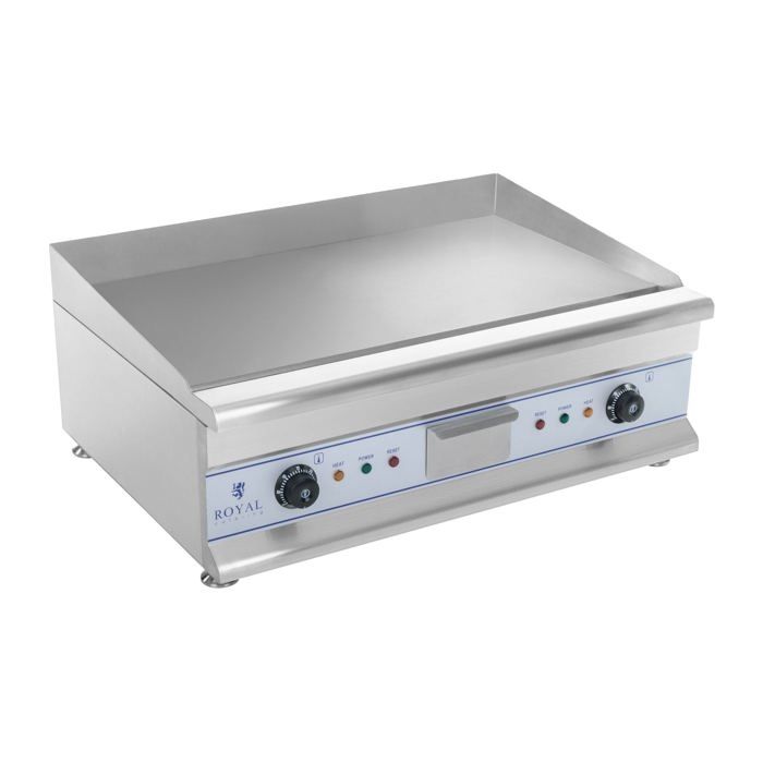 Plancha électrique lisse - 75cm - 2 x 3.2kW acier inox professionnel 3614042