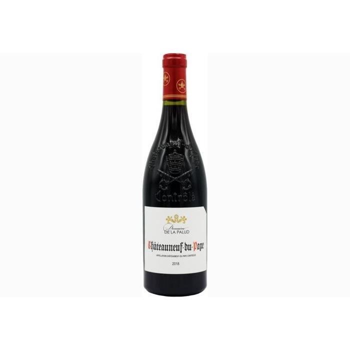6 bouteilles - Vin rouge - Tranquille - Domaine de la Palud Tradition Châteauneuf-du-Pape Rouge 2018 6x75cl