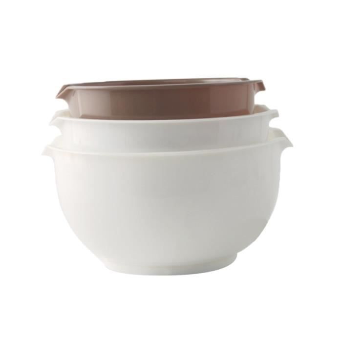 1 ensemble de bols de mélange bol d'oeufs de farine récipient de lavage de riz de soupe pour le restaurant du marché à PLATE