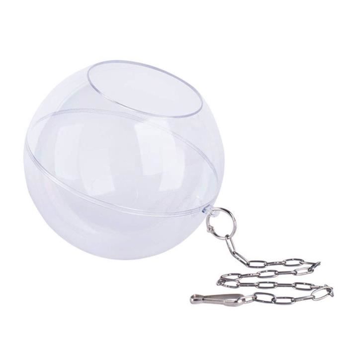 Bol,Distributeur de nourriture perroquet oiseaux domestiques Boule de nourriture, jouets d'oiseaux de compagnie - Type WHITE