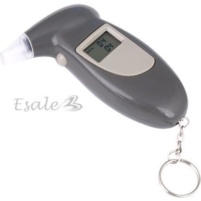 LCD Alcotest Alcootest de Poche Test Alcool Ethylomètre Ethylotest + Porte-clés