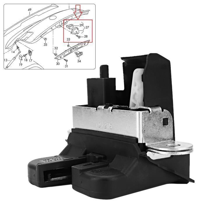 Actionneur De Mécanisme De Verrouillage De Porte Arrière Adapté Pour Seat Altea 2004-2017 -NIM