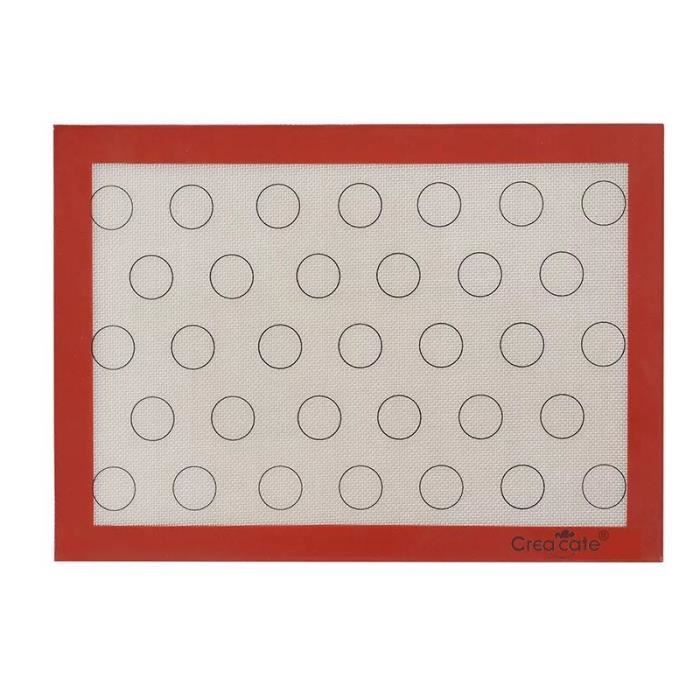 Tapis de cuisson,Creation tapis de cuisson antiadhésif en fibre de verre, 28 cercles, pour Macaron, LG - Type 29.5 x 42 cm