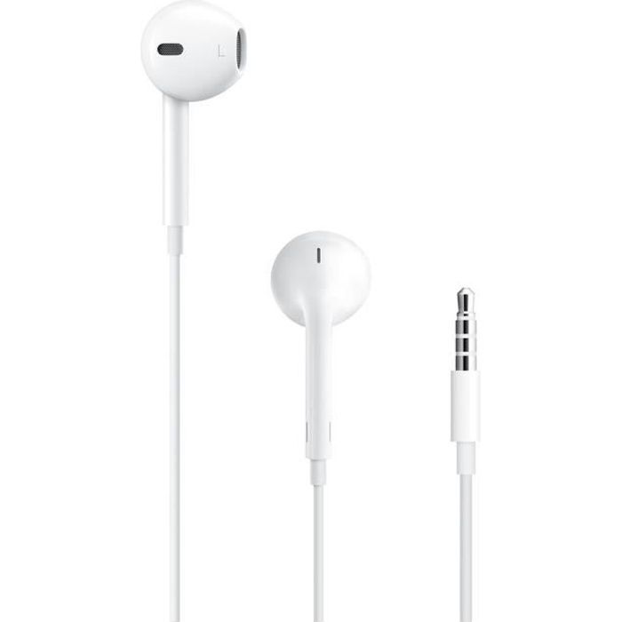 Ecouteurs Filaire EarPods, Jack 3.5mm Blanc