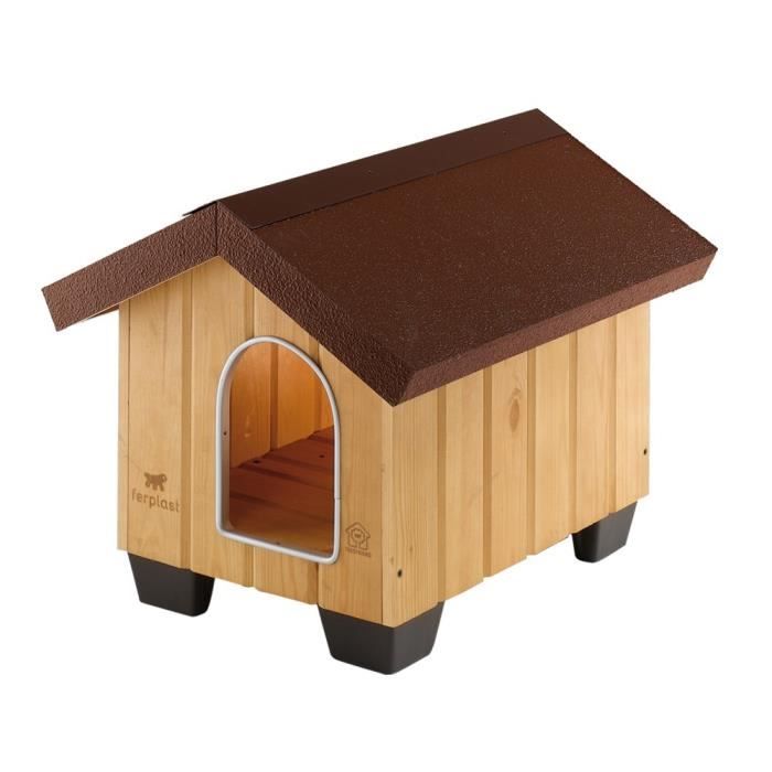 Ferplast Niche pour chiens Domus Mini Bois 50 x 65 x 47,5 cm 87000000