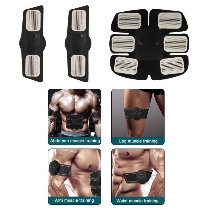 Fitness Électrique bras abdominal muscle stimulateur Exercis formation Dispositif de perte de poids autocollants corps minceur patch