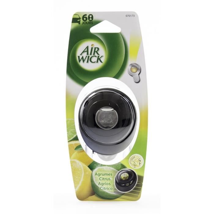 AIR WICK Désodorisant Diffuseur Membrane d'Aérateur Agrumes