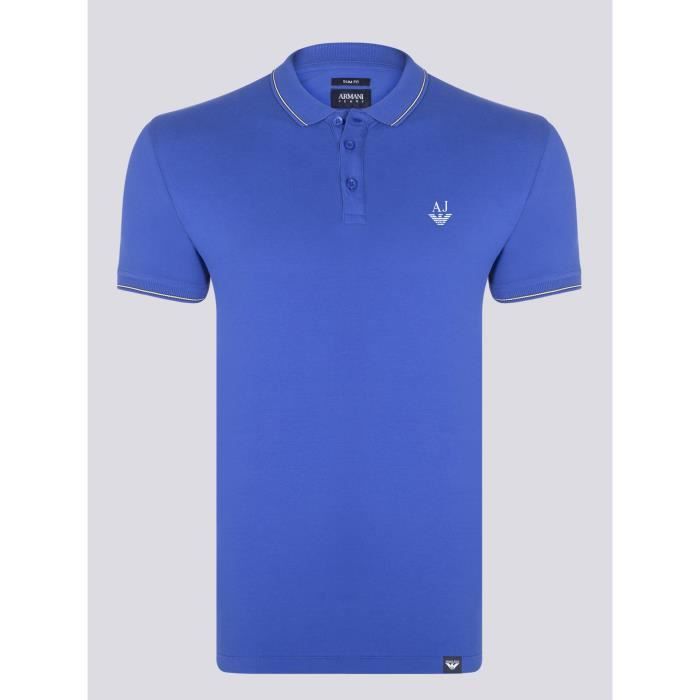 ARMANI JEANS Homme Polo Sax Slim Fit