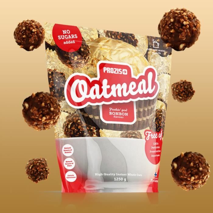 PROZIS - Oatmeal - Avoine complète 1 250 g - Bonbon