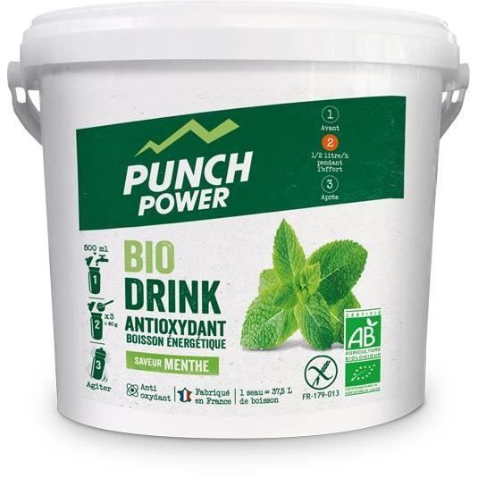 PUNCH POWER Biodrink Menthe antioxydant - Seau 3 kg