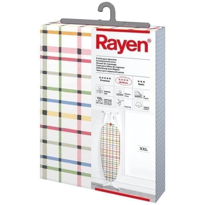 RAYEN - Housse de table à repasser 150x55 cm medium XXL easyclip