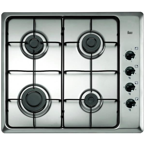 Teka ENCIMERA HLX 60 4G AL, Intégré, Cuisinière à gaz, Acier inoxydable, 1000 W, 1750 W, 1750 W
