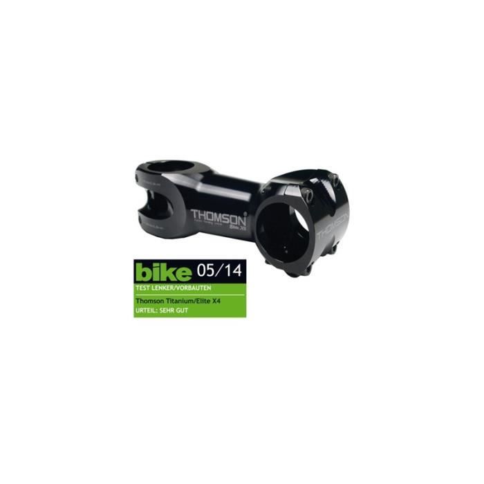 THOMSON - Potence A-Head Elite X4 Noir 1-1/8 X 0° X 90Mm X 3
