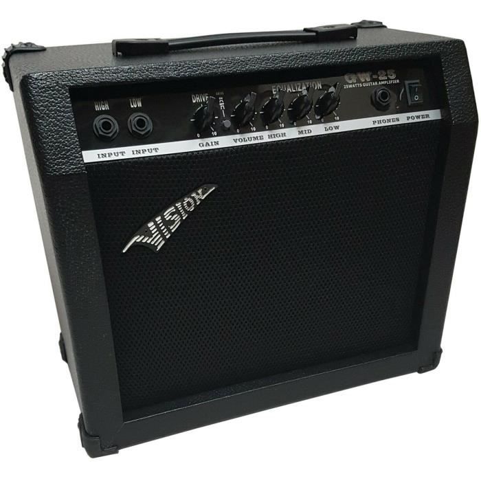 Ampli Guitare Vision Gw-25 30w Avec Distortion