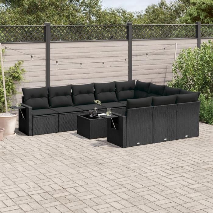 VIDA Ensemble Salon de jardin 11 pcs - vue 7