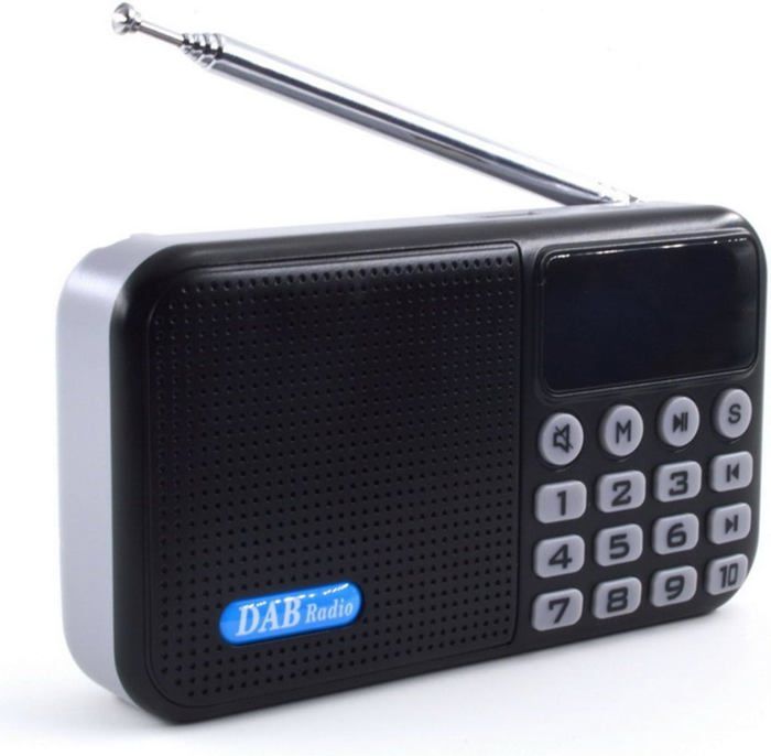 Mini Portable Dab + FM Radio, Bluetooth Haut-Parleurs Stéréo, avec Dab ...