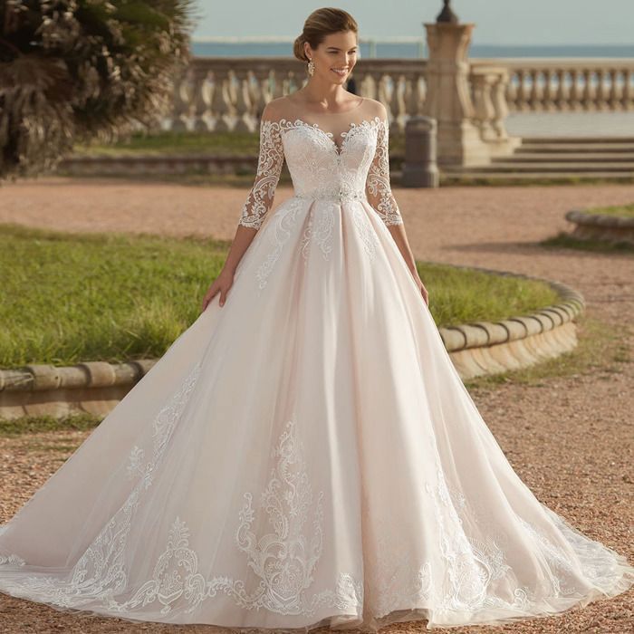 Robe De Mariée Bohème Manches Longues - Dentelle Et Mousseline - Taille 42 Robe Mariée Boheme Robe De Mariée Bohème Manches Longues - Dentelle Et Mousseline - Taille 42 Robe Mariée Boheme