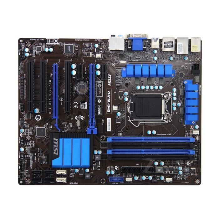 Carte mère MSI ZH77A-G43 Intel H77 LGA 1155 4xDDR3 SDRAM 32 Go ATX - Msi