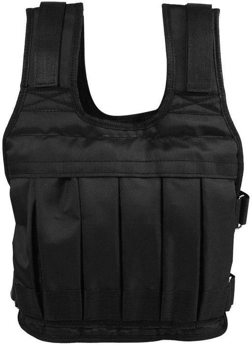 Gilet Lesté 15 Kg Avec 32 Poches | Veste D'entraînement Force En Maille Respirante – Ajustable 60-100 Kg, Coussin Mousse - 7