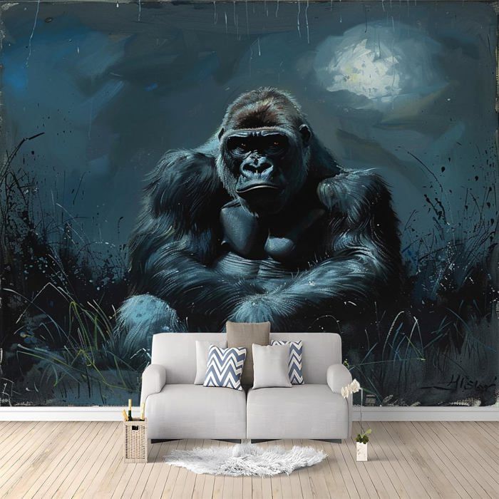 Papier Peint Panoramique Orang-Outan Animal 350x256 cm Poster Geant ...