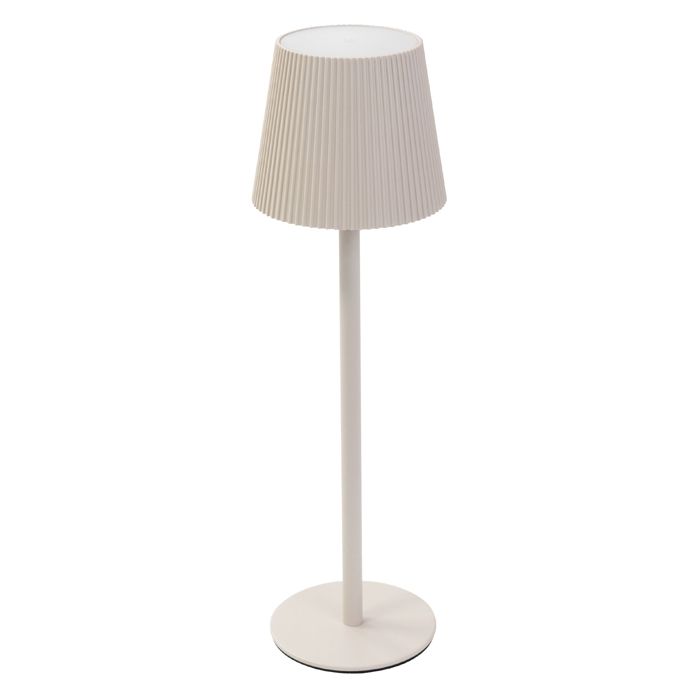 Lampe de table LED ML-Design 10x36cm crème lumière blanche chaude 4 niveaux rechargeable via USB C Lampe de table LED ML-Design 10x36cm crème lumière blanche chaude 4 niveaux rechargeable via USB C