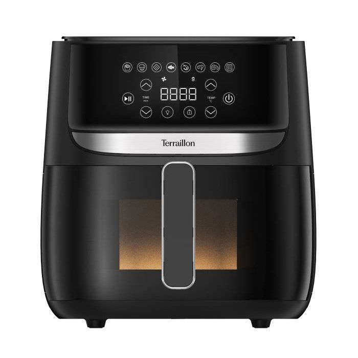 Airfryer Friteuse à Air Sans huile - Terraillon - COOK&FRY SMART - Capcaité 5.7L - Balance intégrée - 8 programmes