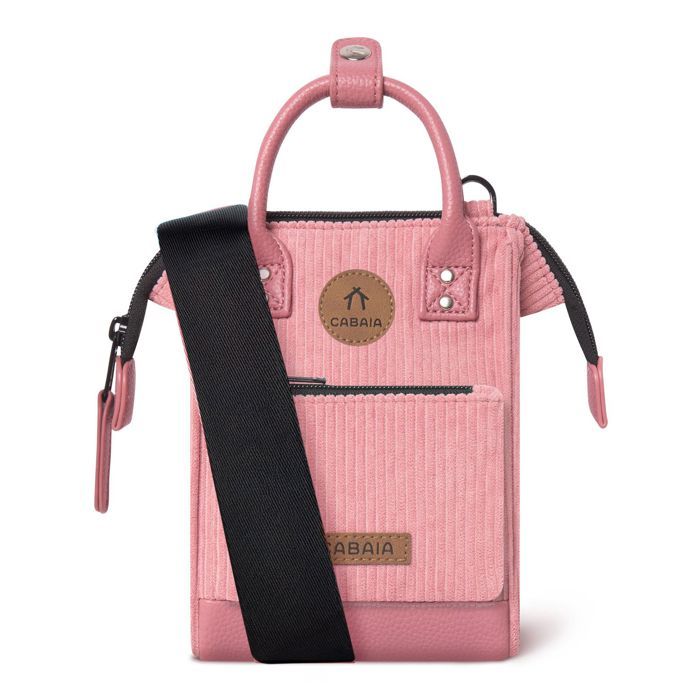 Sac à épaule bandoulière - CABAIA - Adventurer Recycled Velvet Nano Bag - Gold Coast (rose) - 13x19x7 cm - Sac accessoire