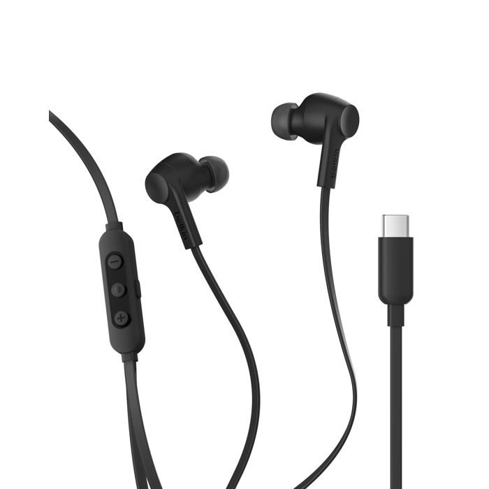 Écouteurs filaires - BELKIN - G3H0003hqBK - ANC active - Connecteur USB-C - Micro Clear Call Quality