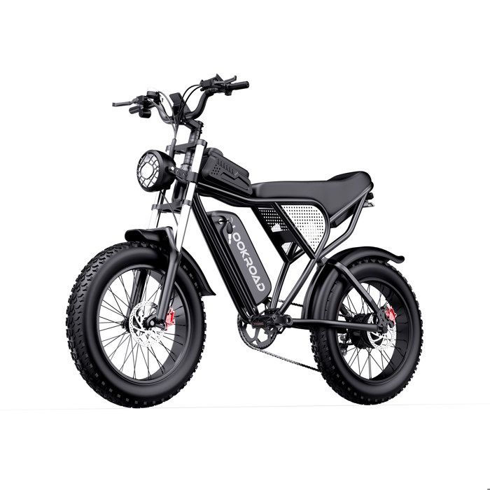 LOOKROAD L20 Vélo électrique urbain 48 V 20 Ah batterie 20 x 40 Tout-terrain vélo à pneus larges 80 Nm Moteur Shimano 7 vitesses