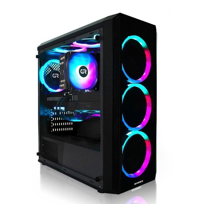 MK2 Plus PC Gamer Intel Core i7 RX 9060 XT Rapide Bureau PC Gaming 4K & Raytracing avec 4 9 GHz RAM DDR4 SSD Ordinateur avec WiFi + Windows 11 Pro Neuf - vue 5