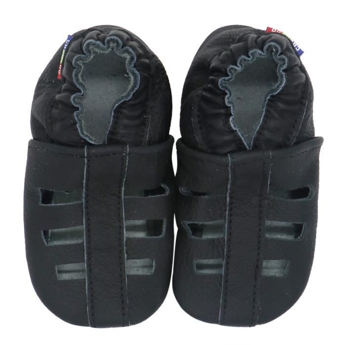 Sandales de couleur noir taille 2 3 ans chaussures pour nouveau n