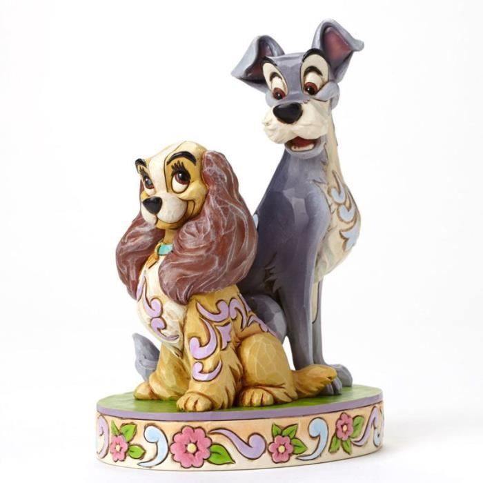 Figurine La Belle et le Clochard - 60ème Anniversaire - Disney Traditions Jim Shore