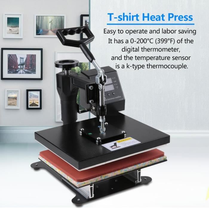 Presse A Haute Pression Numerique 230v Machine De Presse A Chaud De T Shirt Achat Vente Presse A Chaud Presse A Haute Pression Num Cdiscount