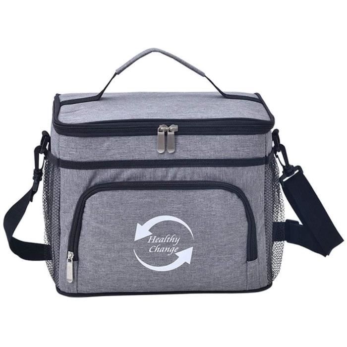 AIMTYD Grand Sac Glacière Souple Sac Isotherme Lunch Box Pique