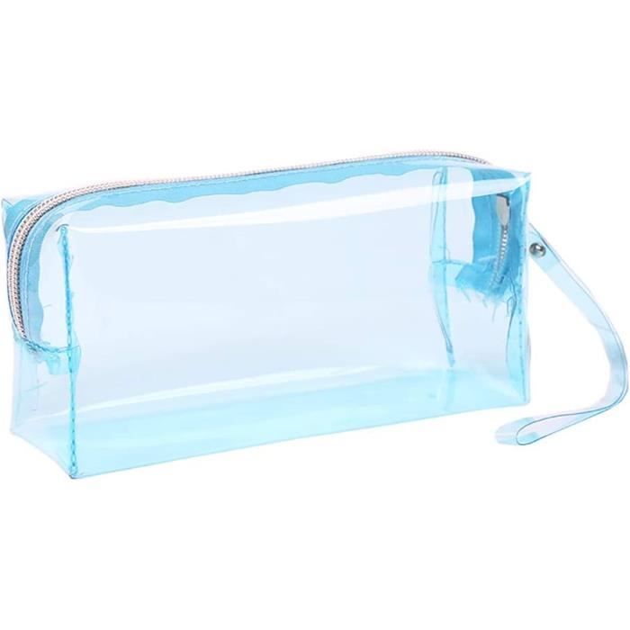 Grande Trousse à Crayons Double Couche En Tissu Transparent Et Maill Capacit Pour Le Rangement Des Examens L Ves De Coll Ge Lyc E