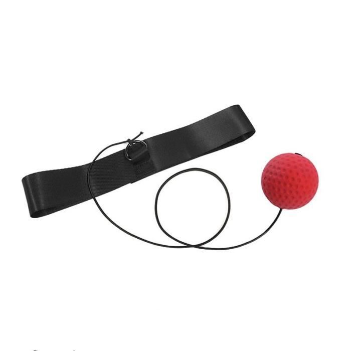 Boule De Boxe En Forme De Poire Iplusmile - Entraînement Frappe, Reflexes, En Cuir PU Rouge - 13