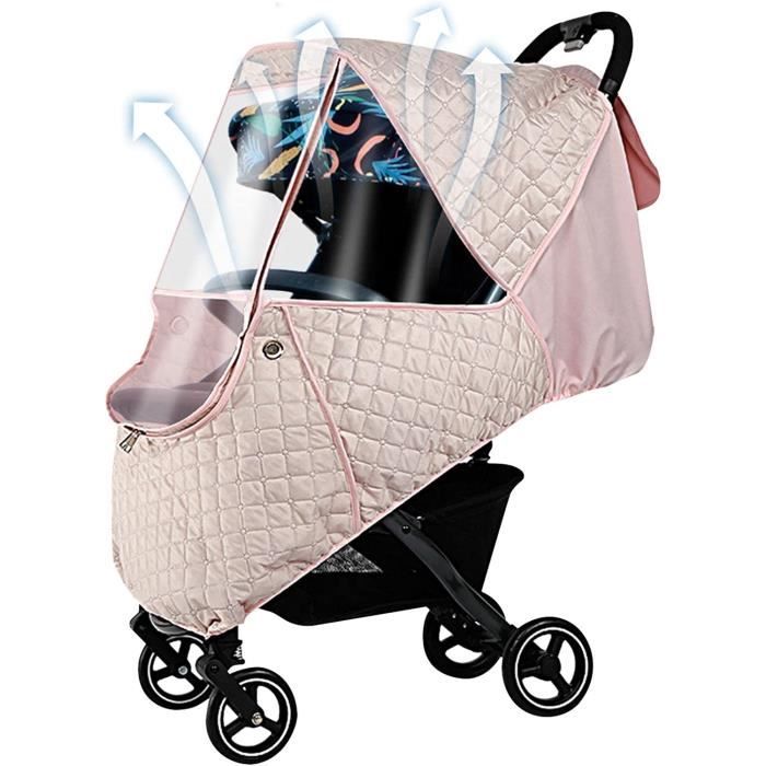 Housse d hiver pour Poussette Housse Chaude Coupe Vent pour
