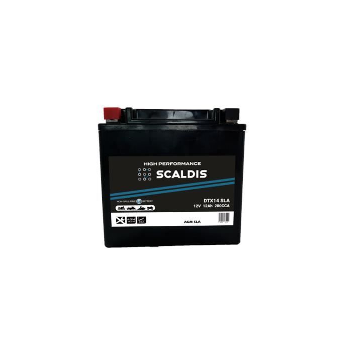 Batterie moto SCALDIS HP DTX14-BS 12V 12AH 200A
