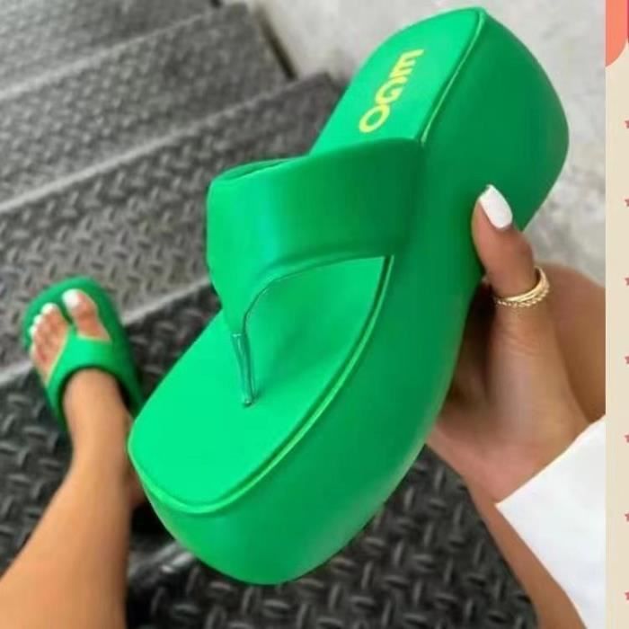 Tongs semelles compensées cheap