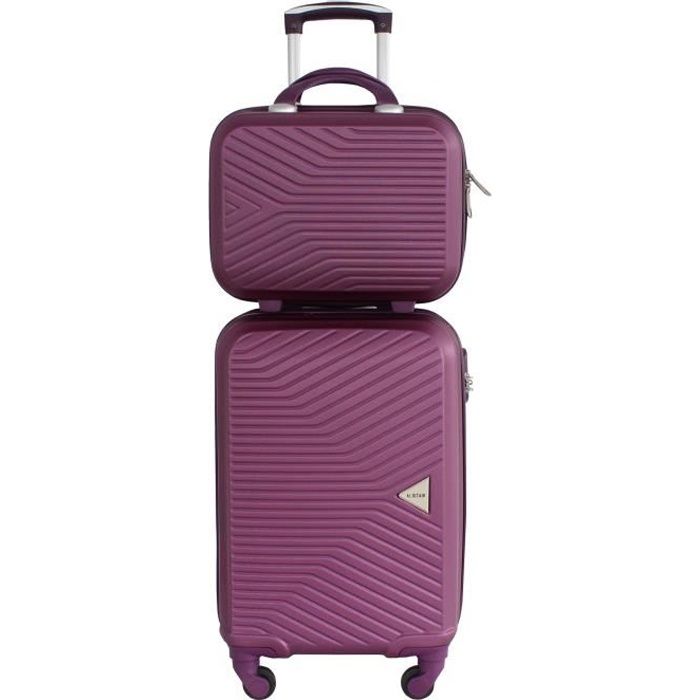 alistair "iron" valise cabine 55 cm et vanity s - violet