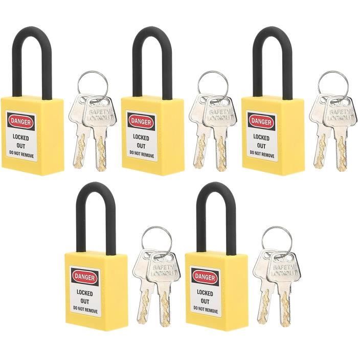 FILFEEL Verrou De Consignation, Cadenas De Sécurité En Nylon